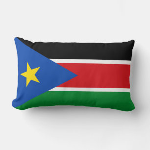 Coussin Rectangle Drapeau du Soudan du Sud (Afrique)