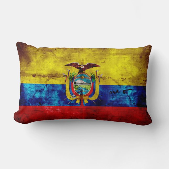 Coussin Rectangle Drapeau équatorien (Recto)