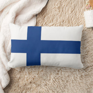 Coussin Rectangle Drapeau Finlande