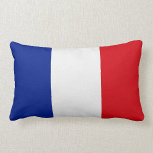Coussin Rectangle Drapeau français