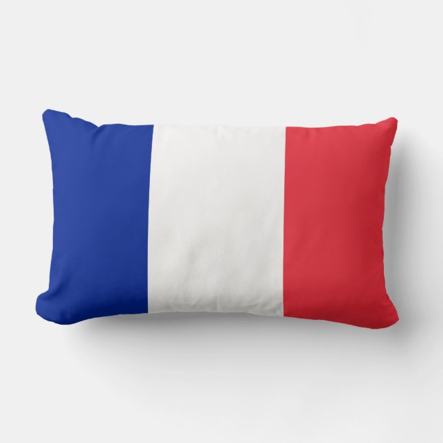Coussin Rectangle Drapeau français (France) (Recto)