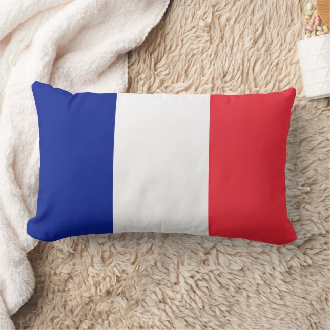 Coussin Rectangle Drapeau France Tricolore (Couverture)
