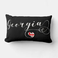 Drapeau géorgien à Coeur, Géorgie
