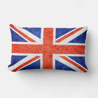 Coussin Rectangle Drapeau Grunge Royaume-Uni 3