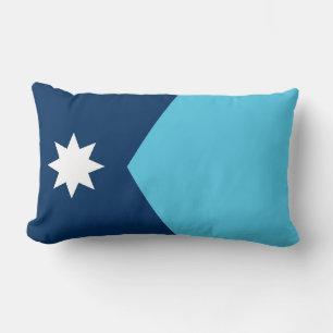 Coussin Rectangle drapeau neuf de l'état du Minnesota symbole USA Am