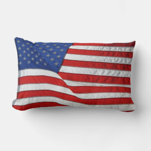 Coussin Rectangle Drapeau Patriotique États-Unis