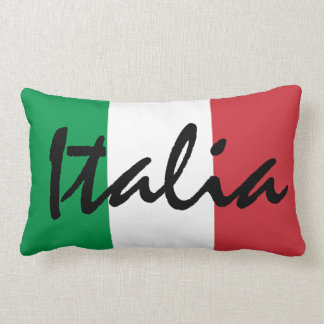Coussin Rectangle Drapeau personnalisé d'Italien de l'Italie