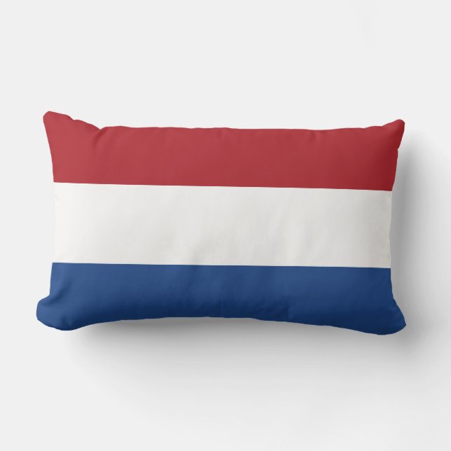 Coussin Rectangle Drapeau simple néerlandais (Recto)