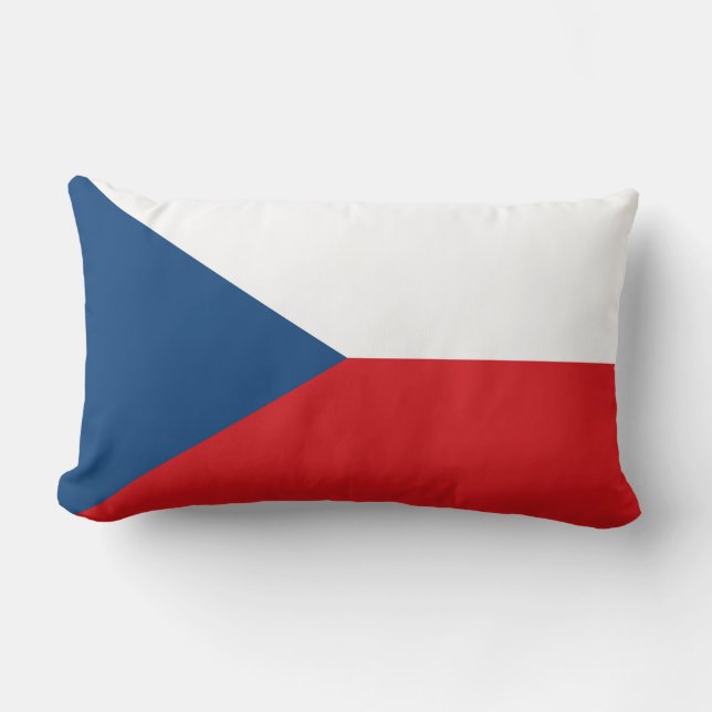 Coussin Rectangle Drapeau tchèque (Recto)