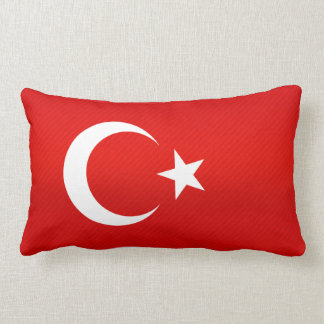 Coussin Rectangle Drapeau turc dépouillé moderne