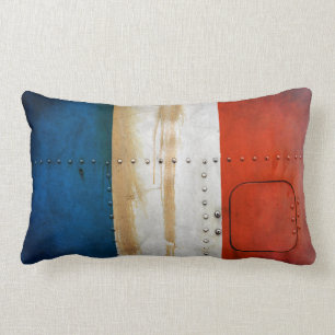 Coussin Rectangle Drapeaux de pays affligés France