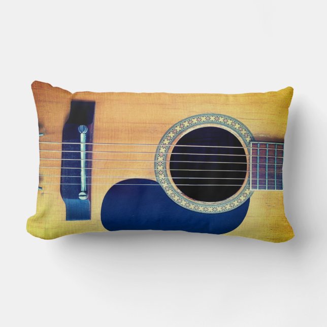 Coussin Rectangle Dreadnough Guitare acoustique (Recto)