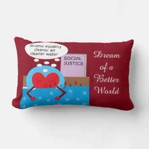 Coussin Rectangle Dream of a Better World :