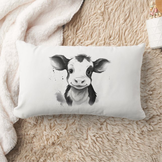 Coussin Rectangle 🛌 💤 "Dreamy Dairy" Cow Cushion 💤 (Couverture)
