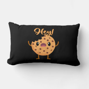 Coussin Rectangle Drôle Chip Chocolat Cookie Un Bite Sorti