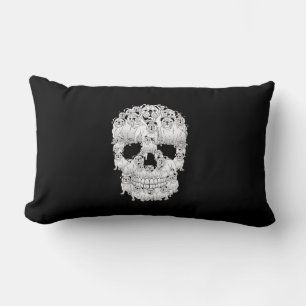 Coussin Rectangle Drôle Costume crâne Hommes Femme Bulldog Lover