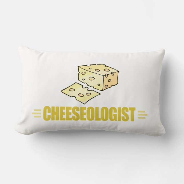 Coussin Rectangle Drôle, j'adore le fromage (Recto)