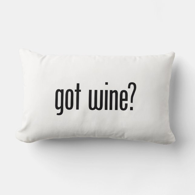 Coussin Rectangle du vin (Recto)
