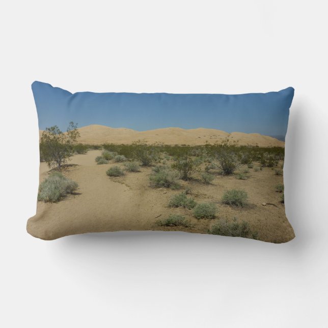 Coussin Rectangle Dunes de Kelso au Mojave National Park (Recto)