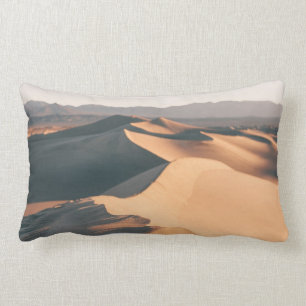 Coussin Rectangle Dunes de sable de mesquite dans Death Valley