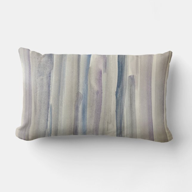 Coussin Rectangle Eau Bleue Abstraite Plage Jeu d'oreiller (Recto)