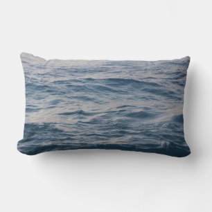 Coussin Rectangle Eau de mer de près