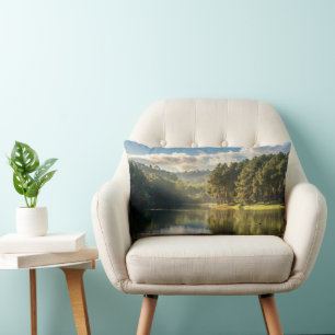 Coussin Rectangle Eau   Pang Oung Lake & Pine Forest Thaïlande