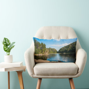 Coussin Rectangle Eau Spruce Lake Québec, Canada