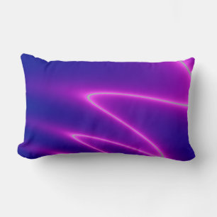Coussin Rectangle Éclairage rose éclatant