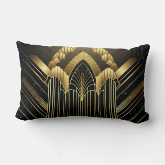 Coussin Rectangle Éclat Architectural Art Déco