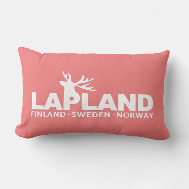 Coussin Rectangle Ecran de lancement couleur personnalisée LAPLAND (Recto)