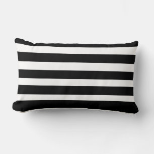 Coussin Rectangle Écrans classiques Couple à lancer noir et blanc