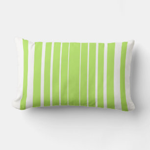Coussin Rectangle Écrans Lime Vert Blanc Vertical Jeu d'oreiller