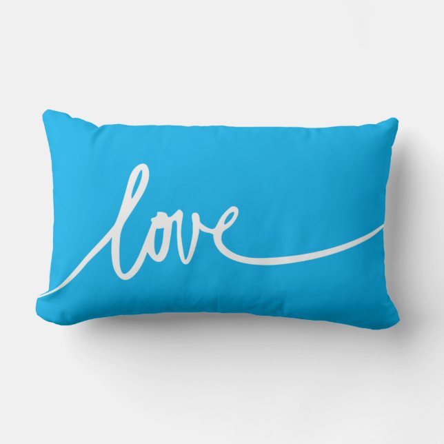 Coussin Rectangle Écriture manuscrite personnalisée Aimer Jeu d'orei (Recto)