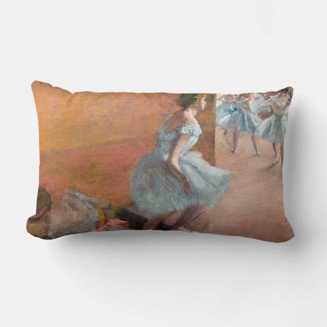 Coussin Rectangle Edgar Degas - Danseuses montant un escalier (Recto)