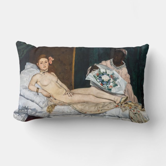 Coussin Rectangle Edouard Manet - Olympia (Recto)