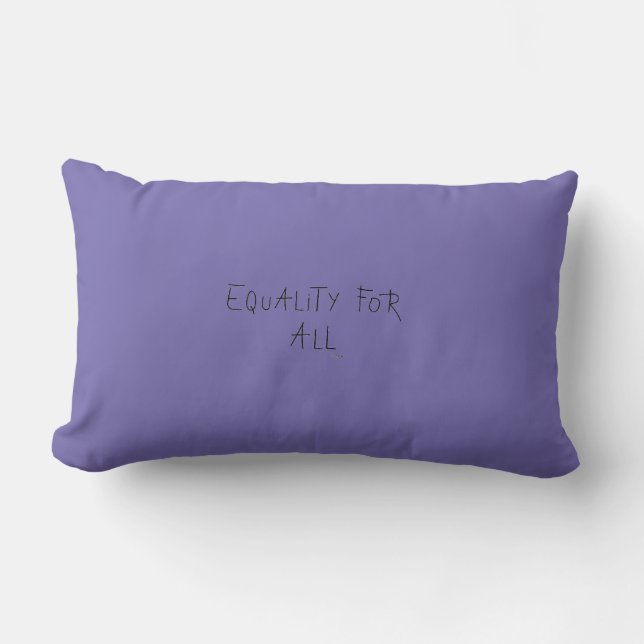 Coussin Rectangle Égalité pour tous, Décor maison, Moderne (Recto)