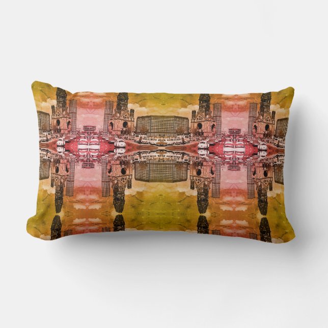 Coussin Rectangle Église commémorative du Kaiser Wilhelm de Berlin v (Recto)