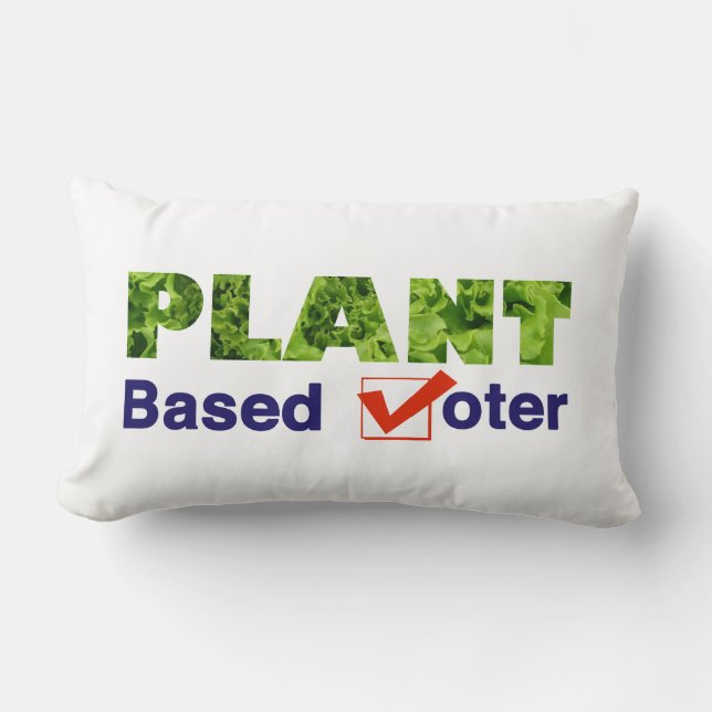 Coussin Rectangle Électeur plante (Recto)