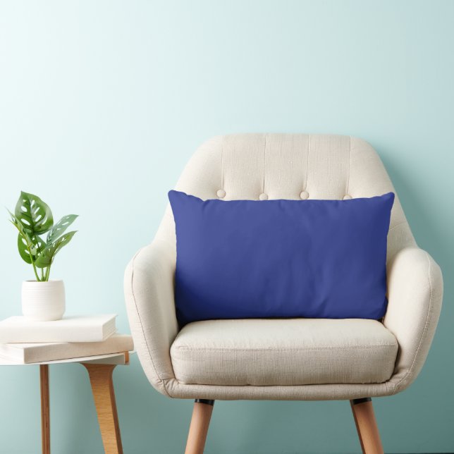 Coussin Rectangle Élégance des Fêtes Royale Bleue (Chaise)