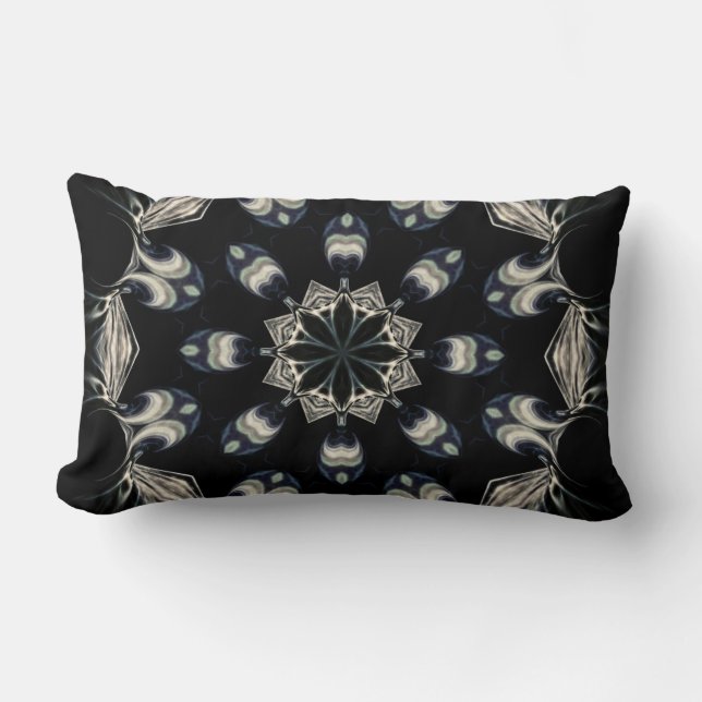 Coussin Rectangle Elégant Mandala (Recto)