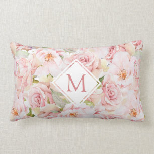Coussin Rectangle Élégant rose rose rose rose rose rose