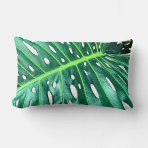 Coussin Rectangle Elégante feuille de palmier tropicale jungle tropi