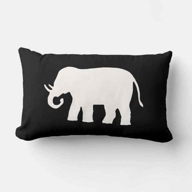 Coussin Rectangle Eléphant blanc (Recto)