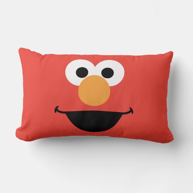 Coussin Rectangle Elmo Face Art (Recto)