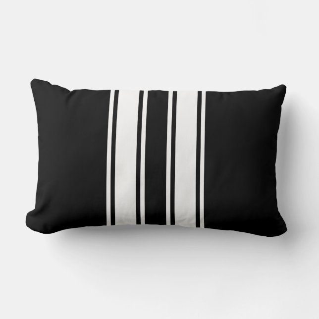 Coussin Rectangle Emballage des rayures (Recto)
