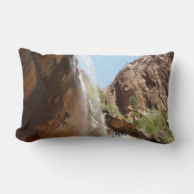 Coussin Rectangle Emerald Pool Falls II du parc national de Zion (Recto)