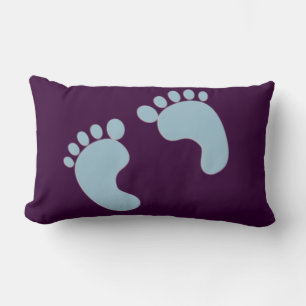 Coussin Rectangle Empreintes bébé