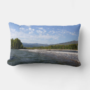 Coussin Rectangle En descendant la rivière Snake I
