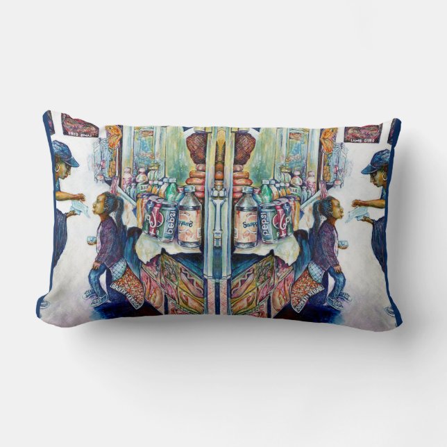 Coussin Rectangle En fin de compte produit de l'espoir (Recto)